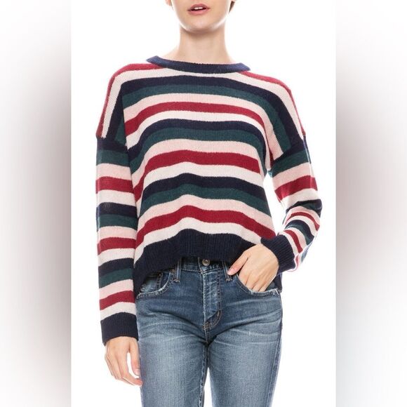 Rails Adela Wool Alpaca Striped Sweater XS - Picture 2 of 7